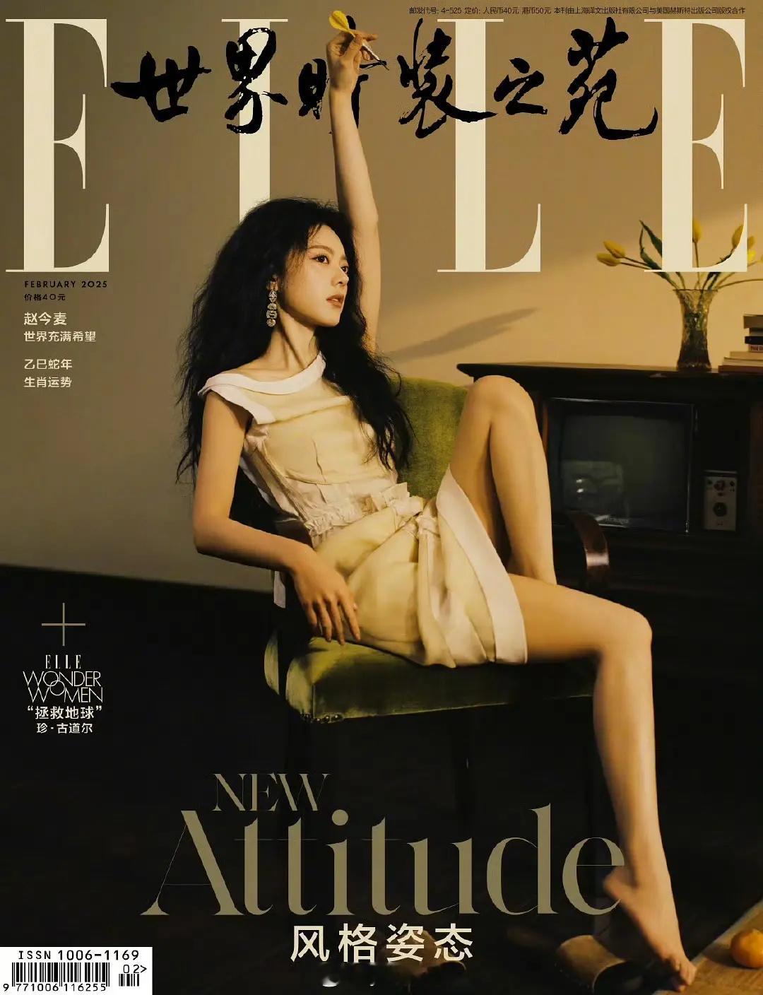 赵今麦的第二本无大ELLE拍的还可以吧 