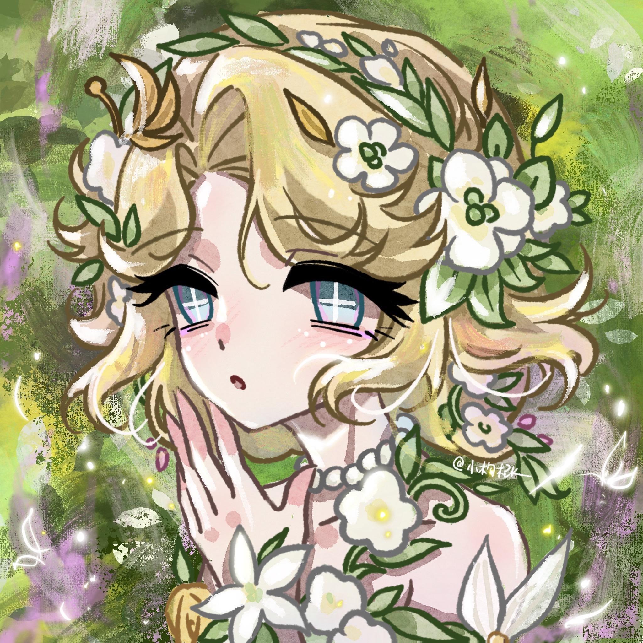 小园园宁芙 生日快乐艾玛。