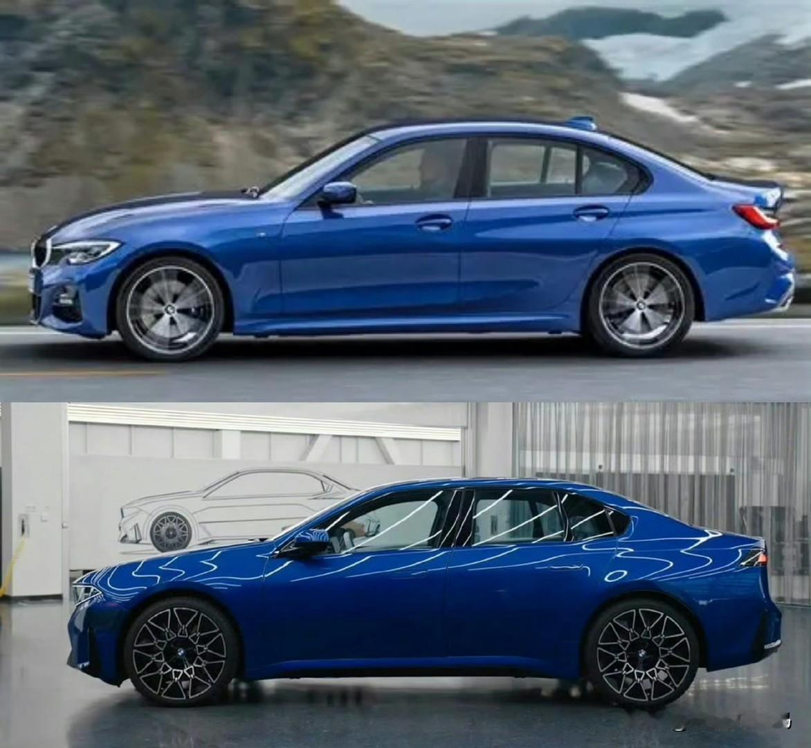 其实真的放一起的话，新i3 和 G20 3系的比例变化并不大，很多人觉得厚的原因