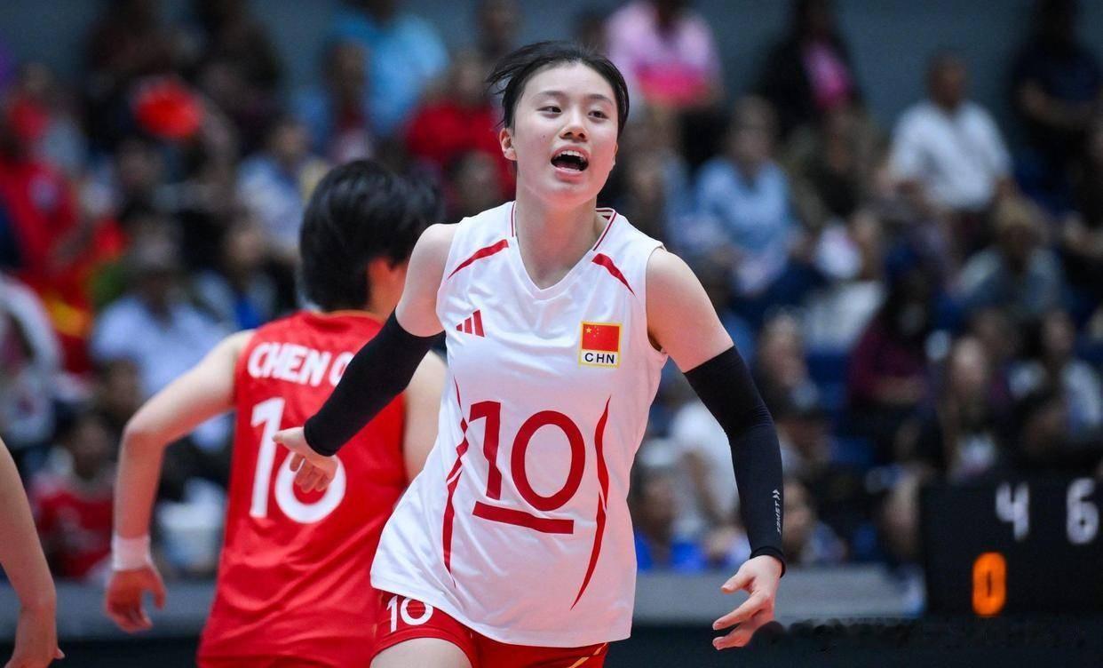 [玫瑰]二传宣亚辰应是U17女排世锦赛小组赛中国女排最有价值球员。
五场比赛发球