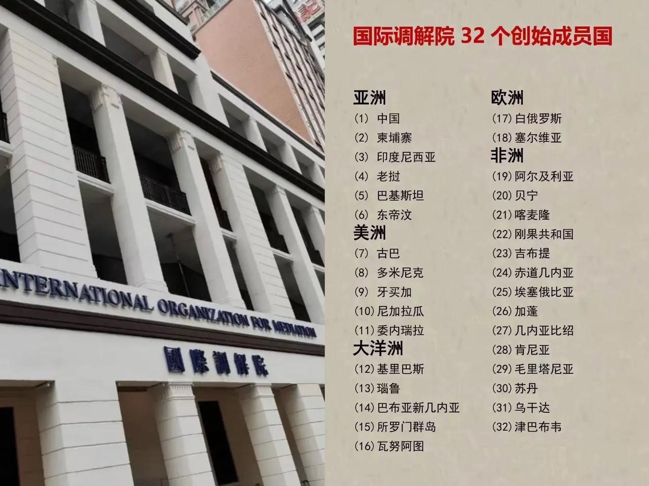香港国际调解院大楼用时一年半，花费超4.5亿，终于翻新完成了，有32个创始国，其