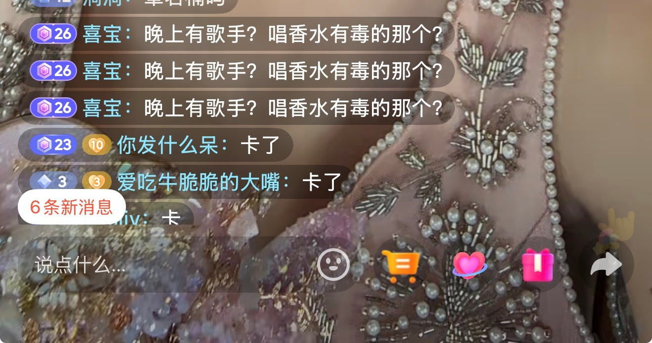 看小雨结婚dy直播。小雨：晚上有一些艺人，但是不方便播出来，也不能说。这时候弹幕