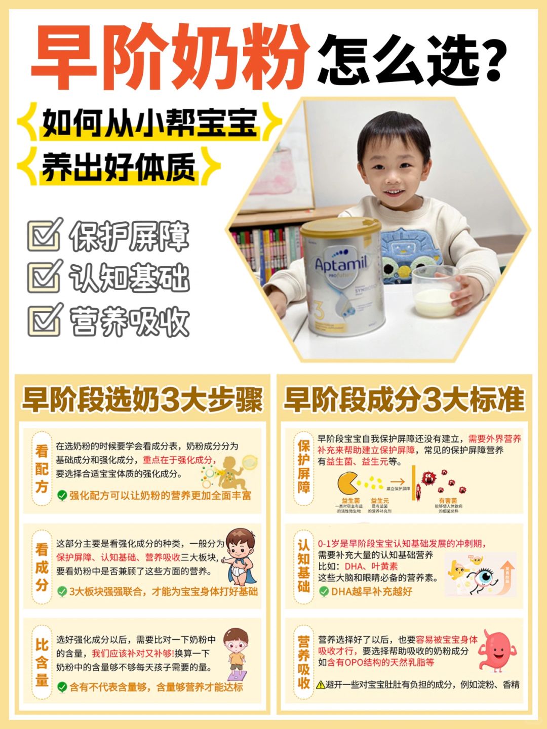新手爸妈必看！宝宝早阶营养选它一键搞定！