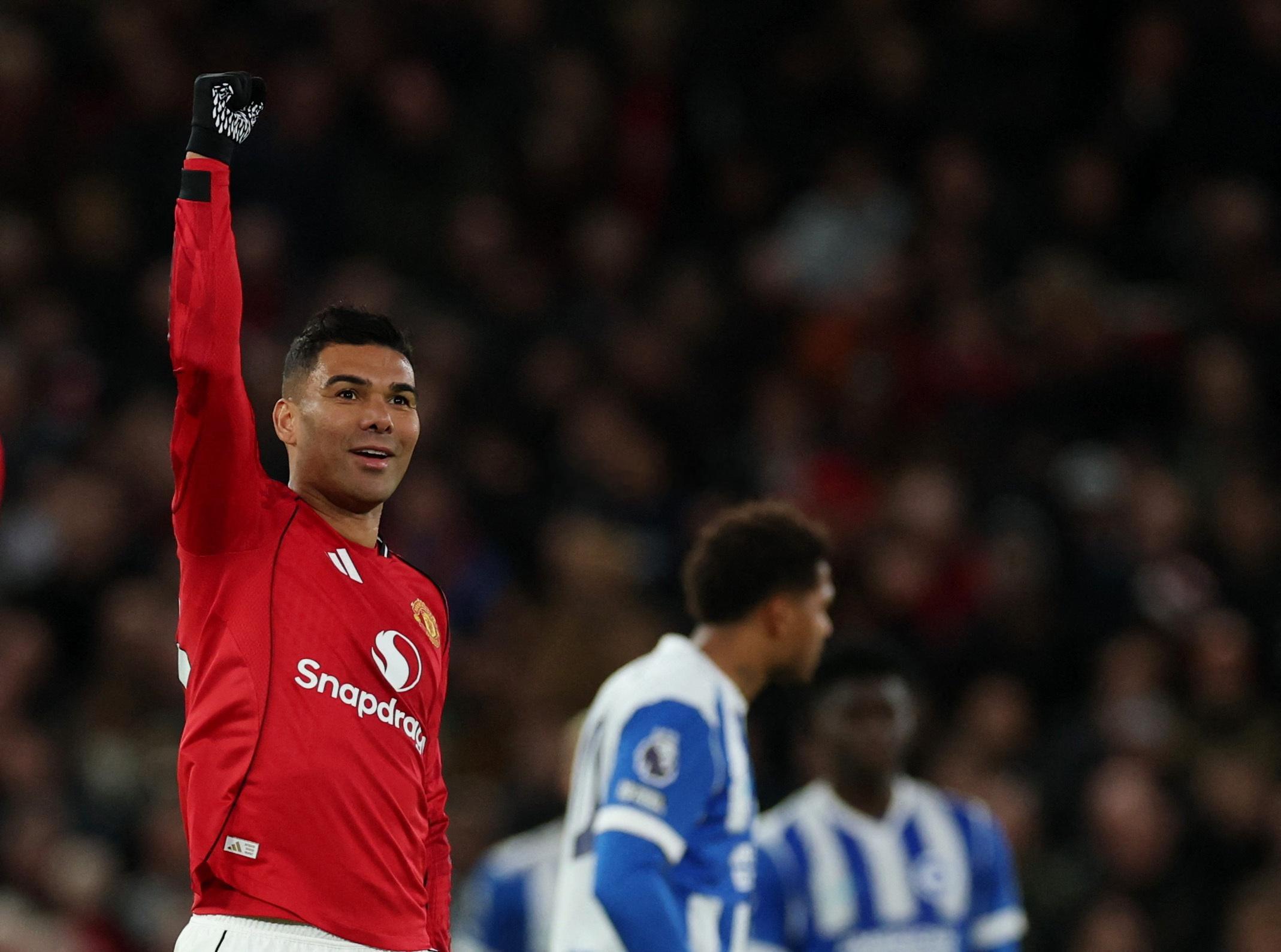 卡塞米罗本赛季英超已打进5球，为个人英超生涯单赛季最多足球 2月1日讯 在本轮英