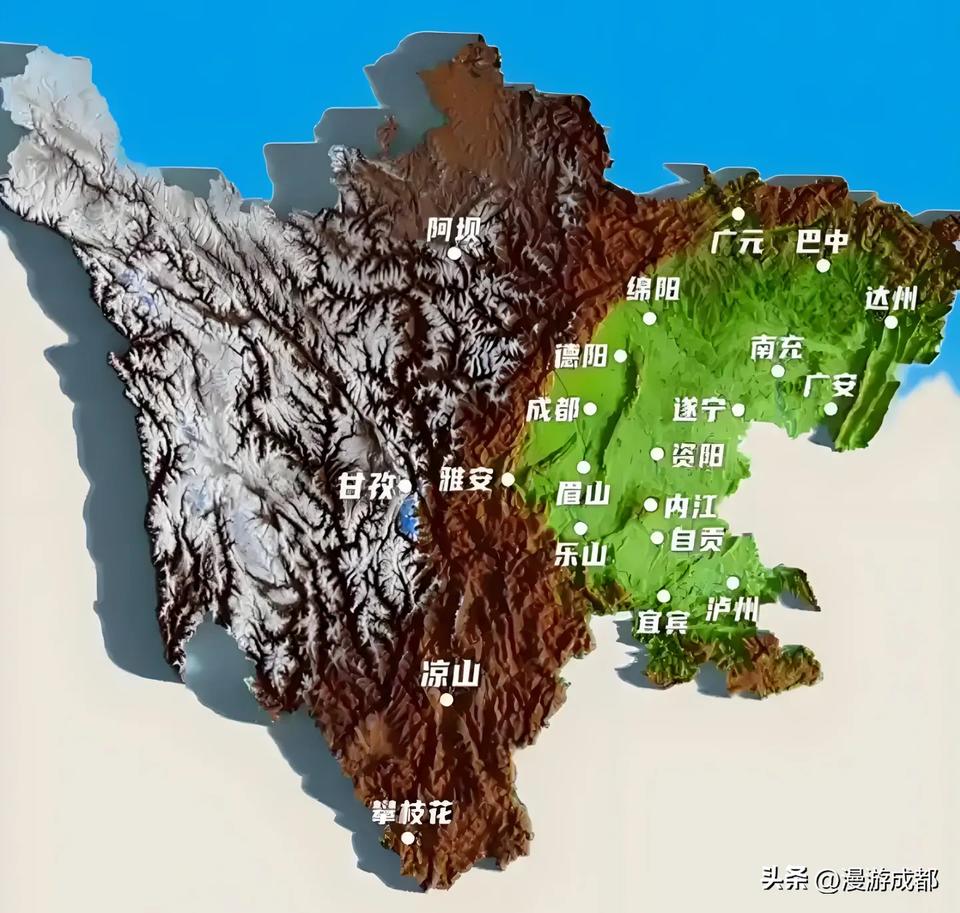 四川面积虽大但宜居面积却并不突出！
四川总面积48.6万平方公里，全国第六，比河