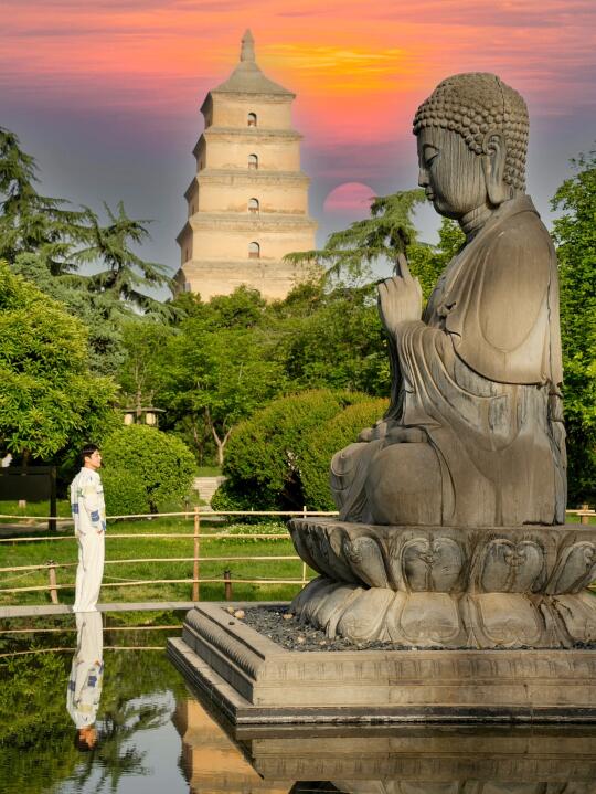 西安大雁塔这8️⃣个免费机位，发朋友圈赢麻了
