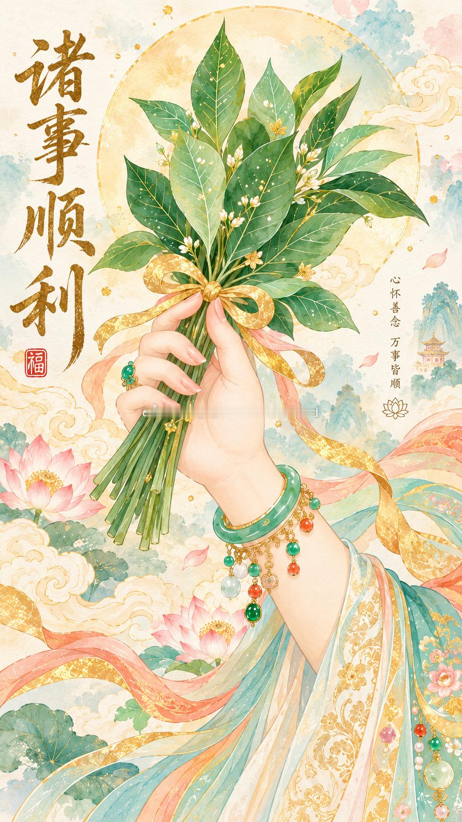 早安，诸事顺利[祈祷][心]观人修己theblessedmind ​​​