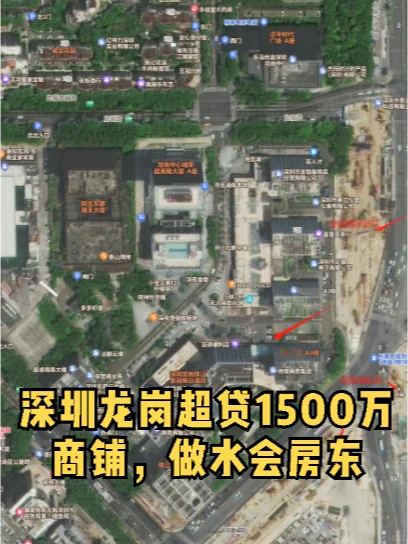 深圳龙岗超贷1500万一楼商铺，做水会房东！