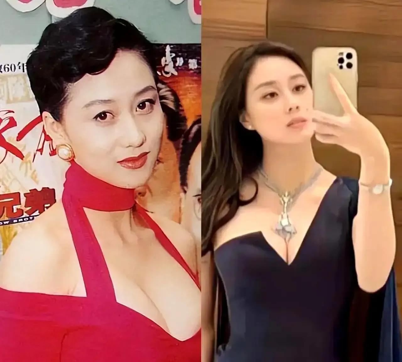 很多人说赌王何鸿燊女儿何超欣不仅长得像利智，身材也像。而且随着年龄增长，她与利智