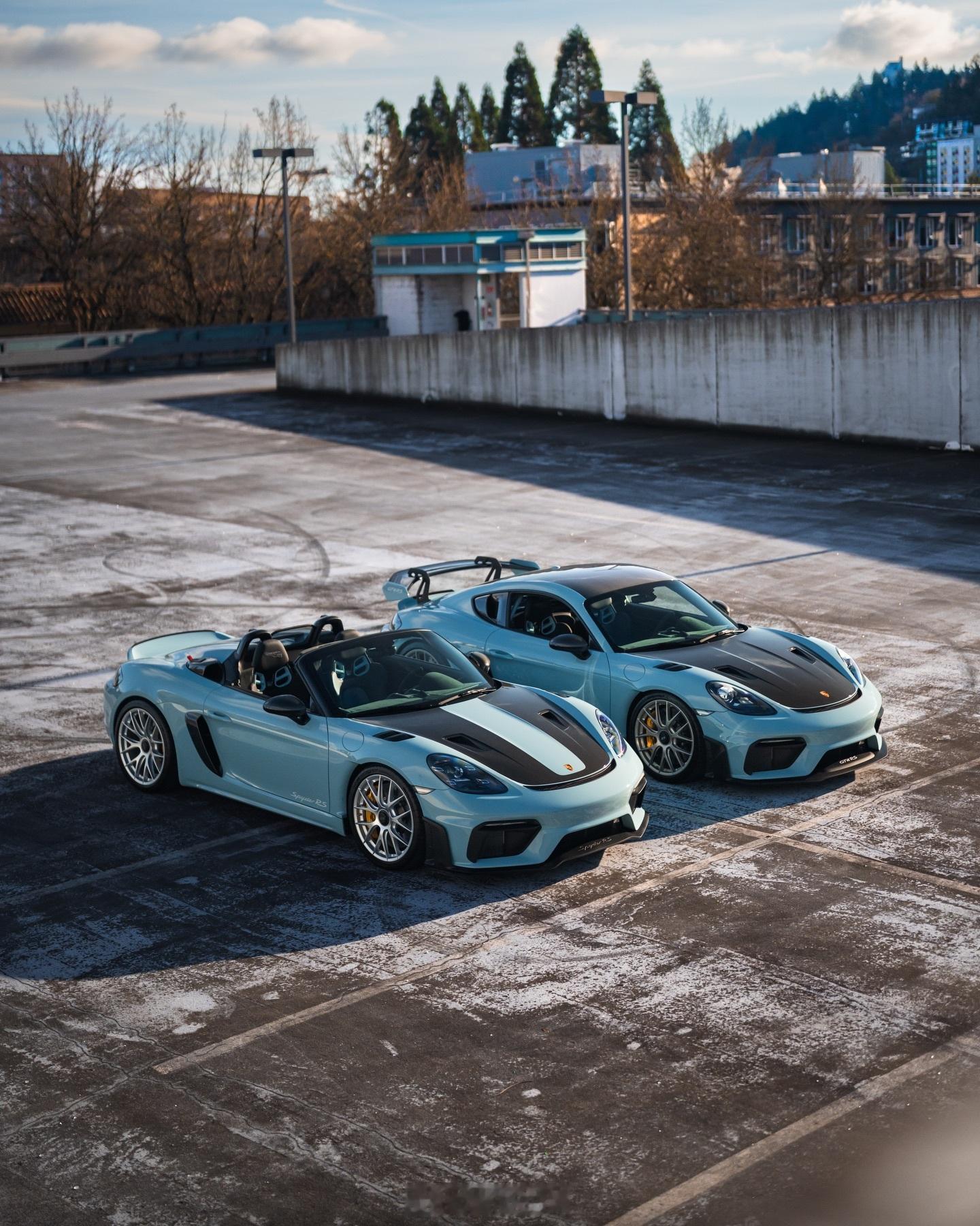 保时捷718 Spyder RS & GT4RSPTS Meissen Blue