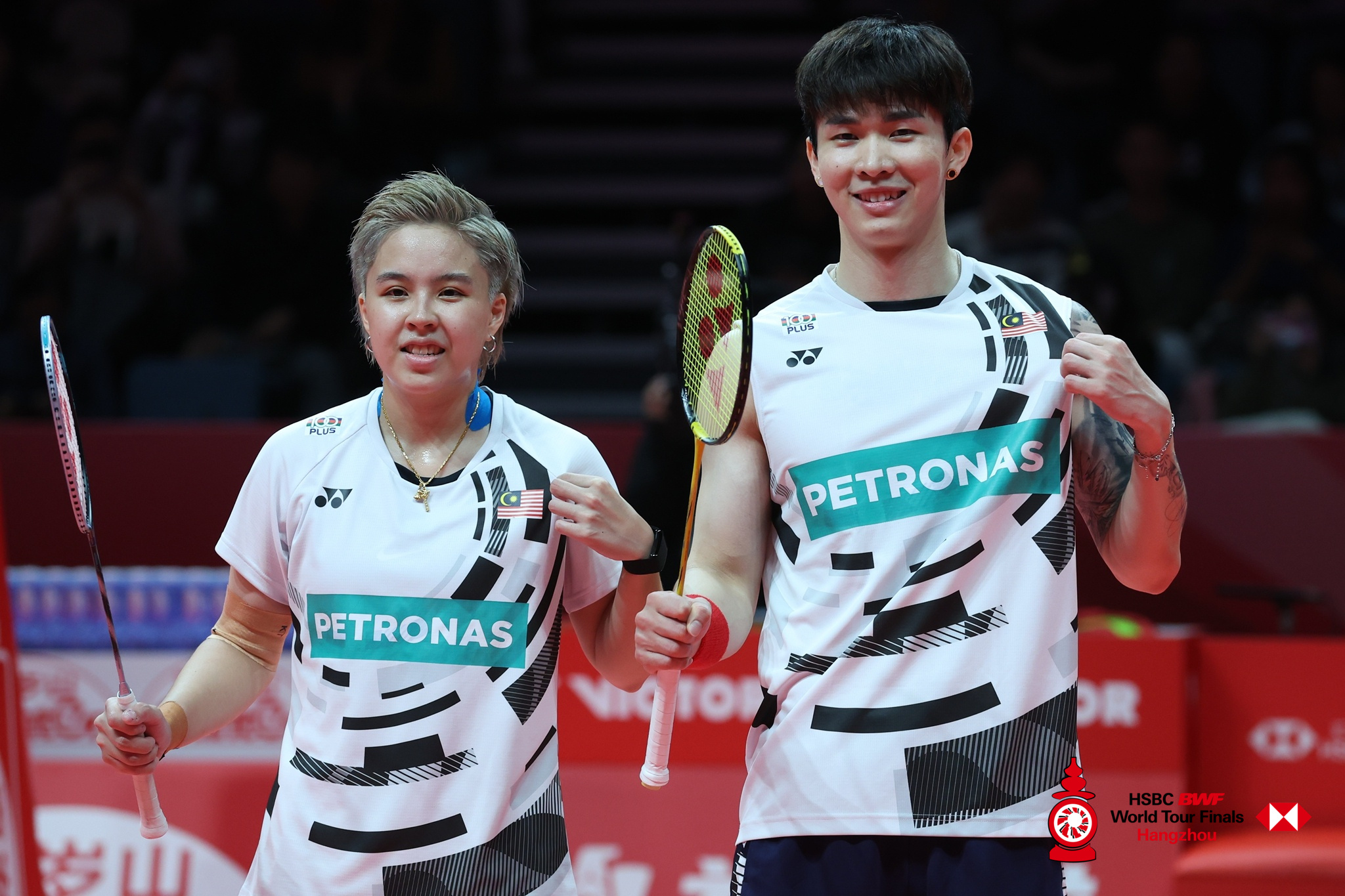 陈堂杰/杜依蔚🇲🇾 21-11、21-11 🇲🇴梁钰聪/吴颖嗣下轮：李泓