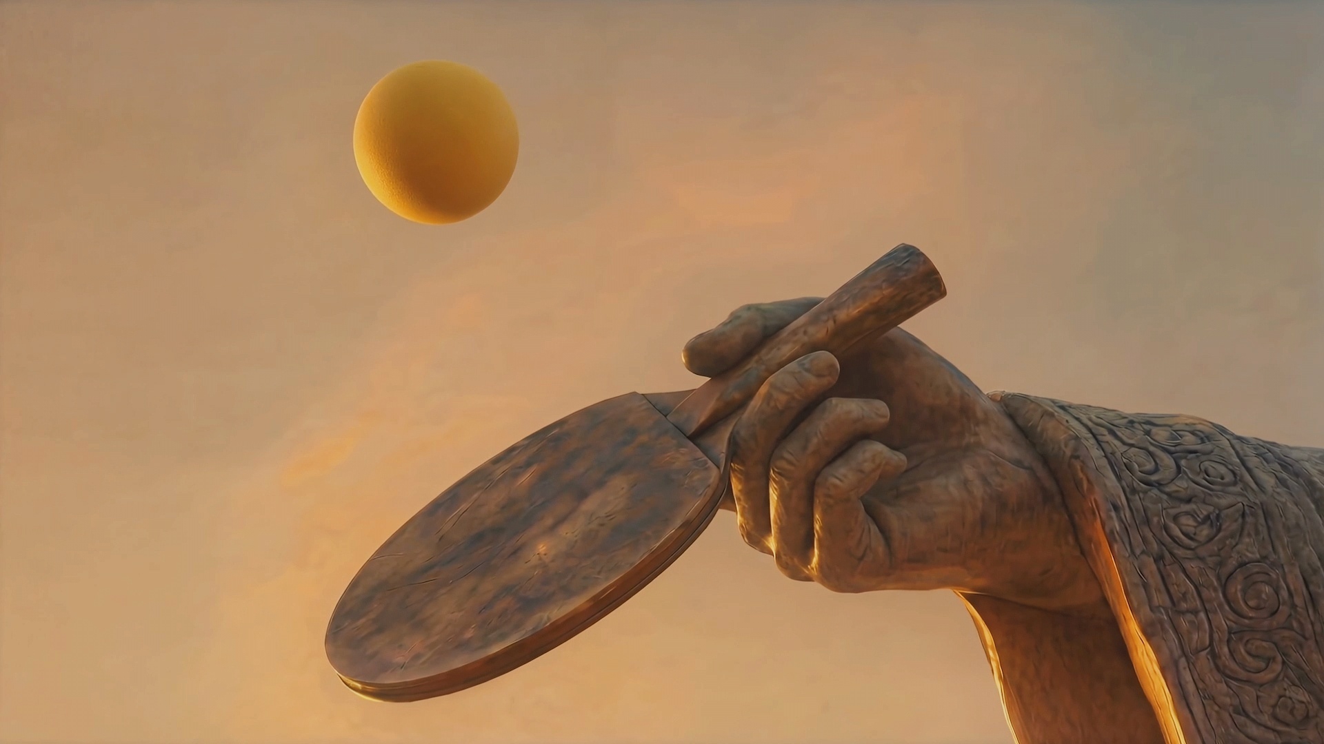 起猛了看见孔子打乒乓球了 孔子居然打起了乒乓球？次元壁直接被打破，这波梦幻联动又