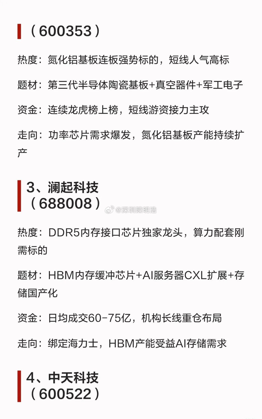 节后开盘十大看点！节后算力、半导体、光通信赛道行情持续走强，整理十大人气趋势核心