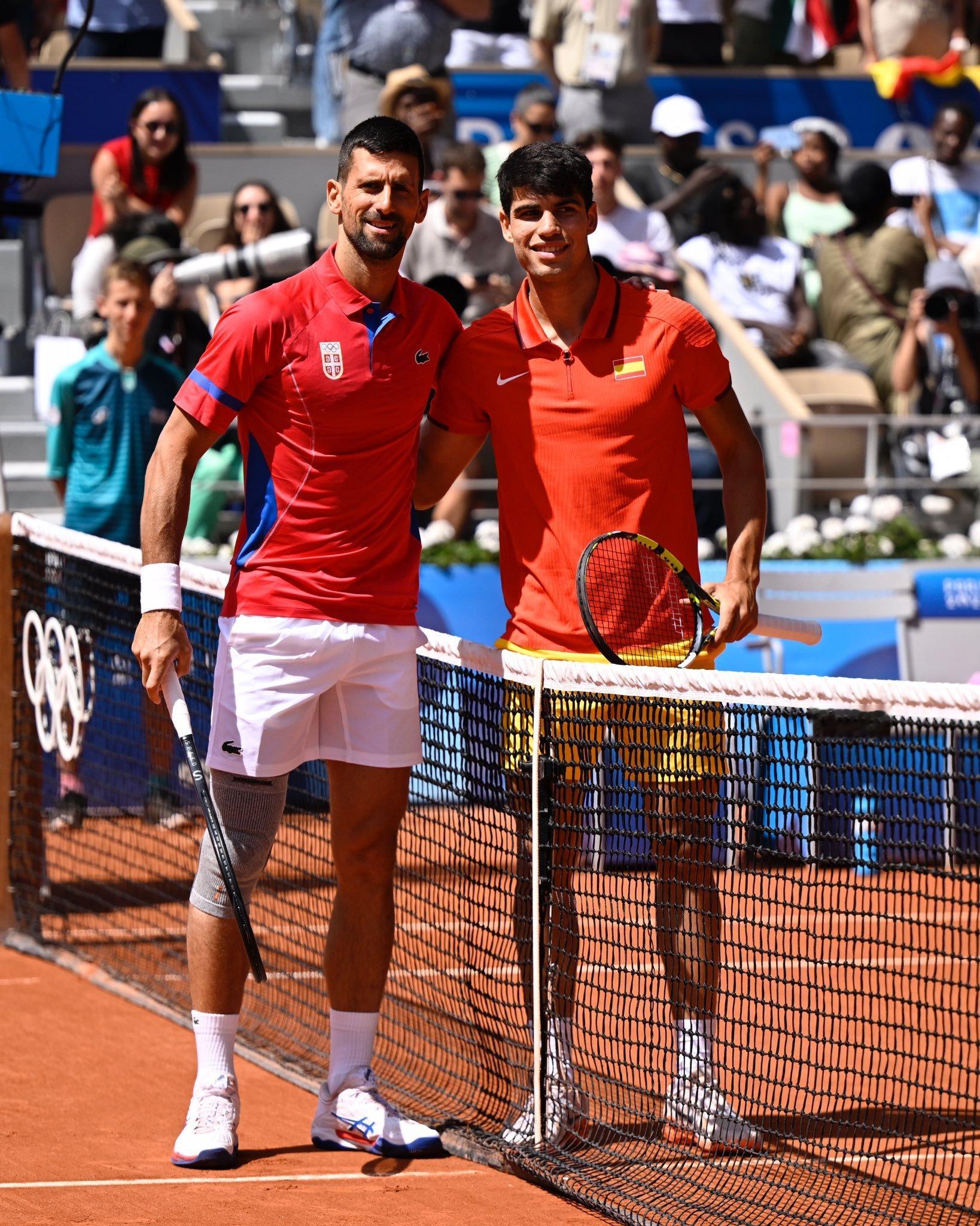 2024巴黎奥运会网球男单金牌：🇷🇸德约科维奇#2024年巴黎奥运会# 男单