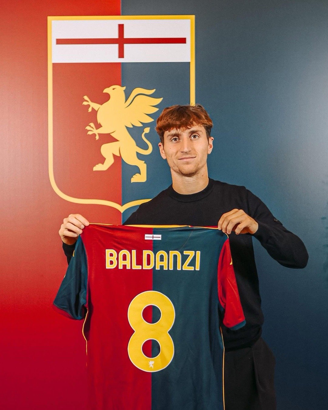 熱拿亞官方宣布，從羅馬以有買斷條款嘅借用方式引入 22歲意大利中場巴丹斯 。巴丹