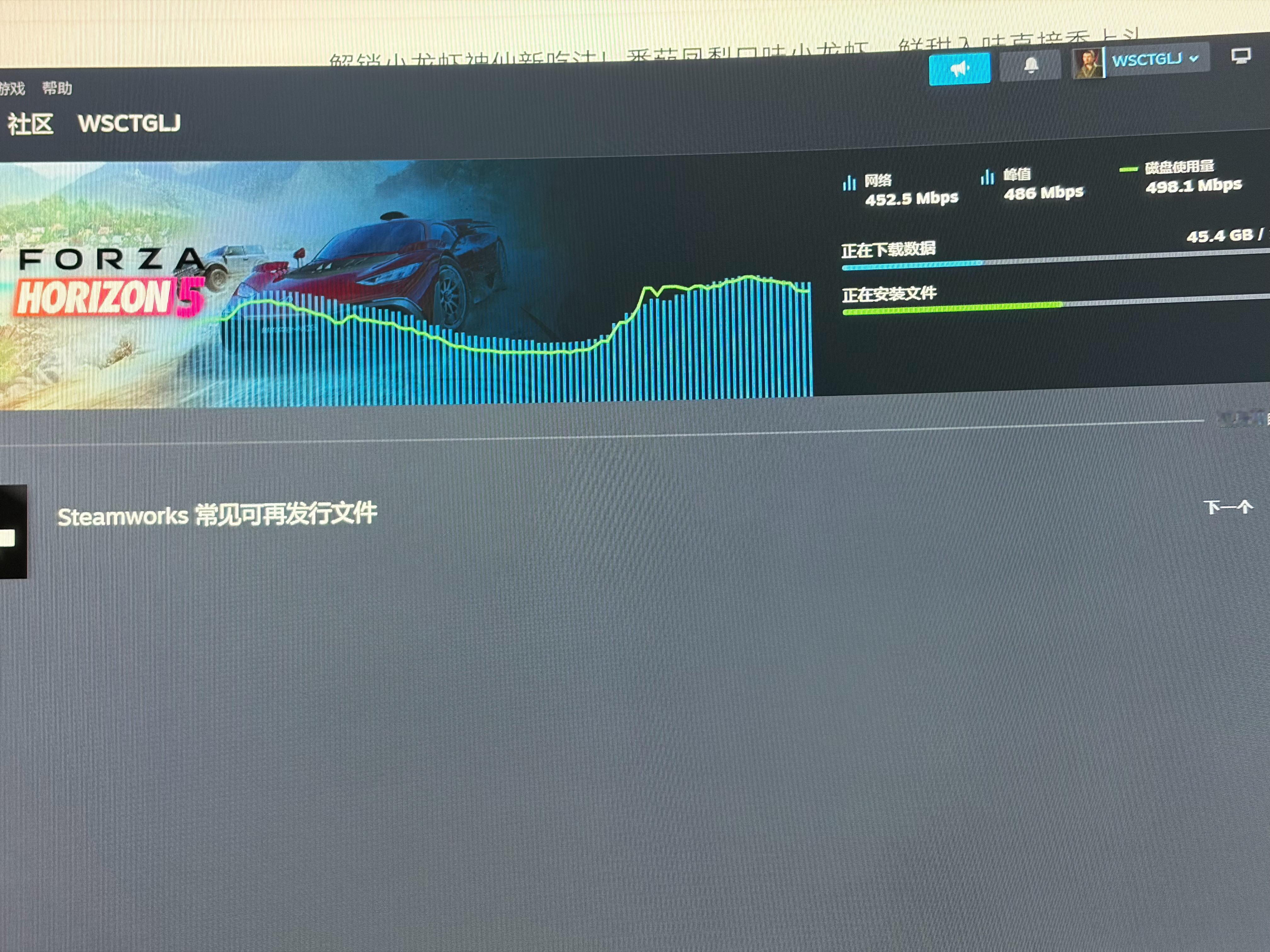 看了半天，最后下了地平线五...给手柄充下电