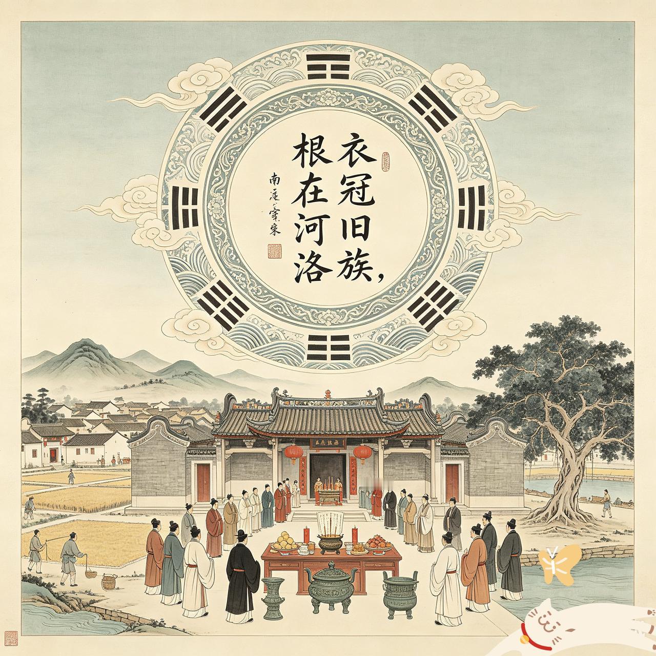 “衣冠士族”的身份意识，造就了“土客之分”。使得很多中原移民，长期的不同化于当地