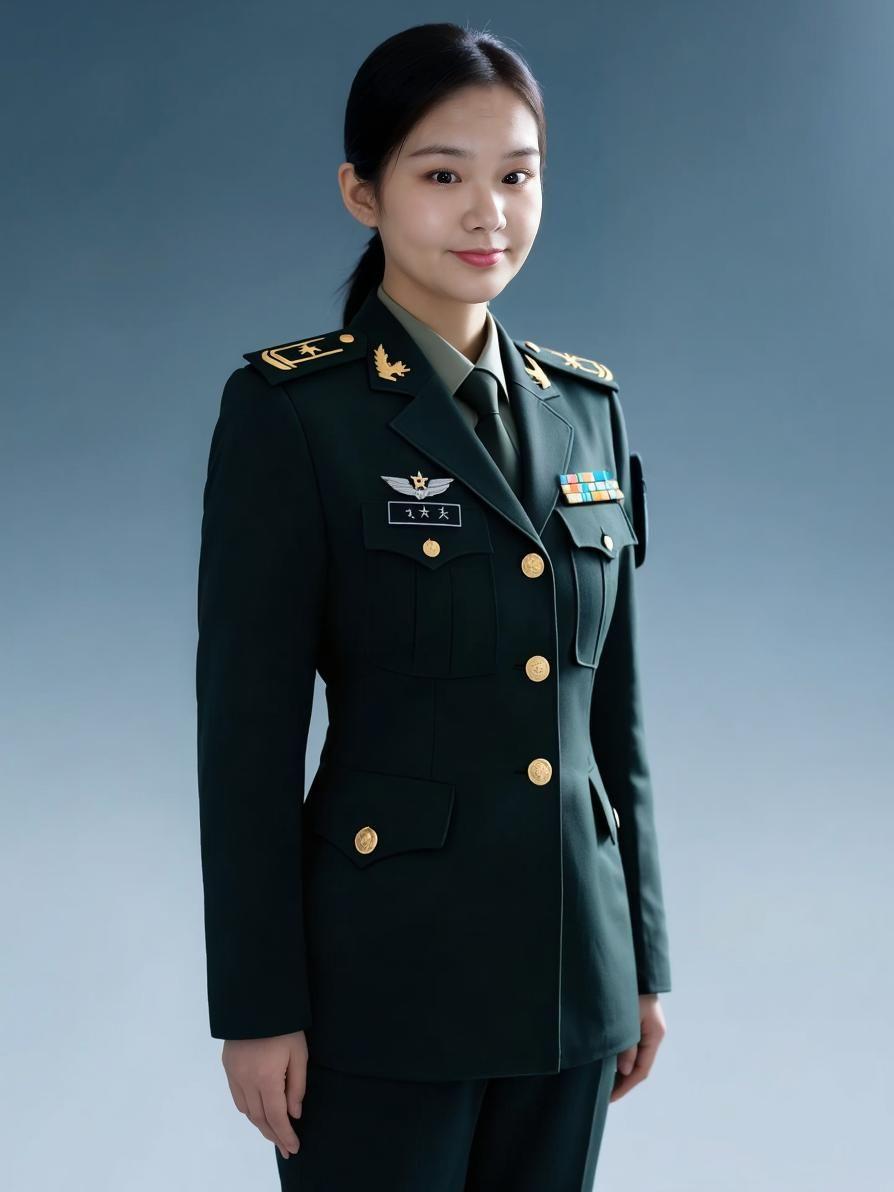 AI戎装指挥官写真