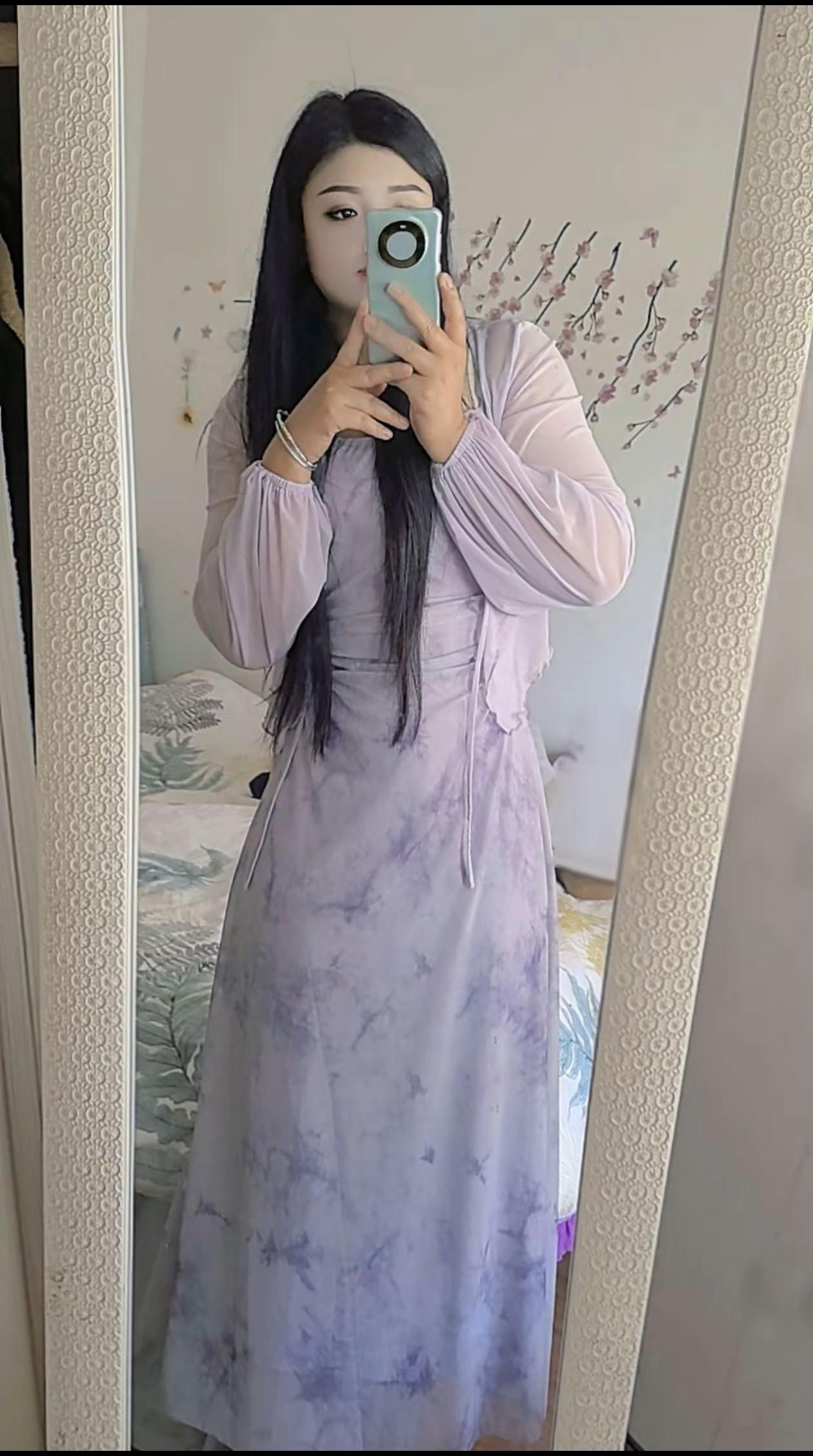 可惜你不穿POLO衫，也不懂女生穿碎花裙的深情今日温柔紫色系💜