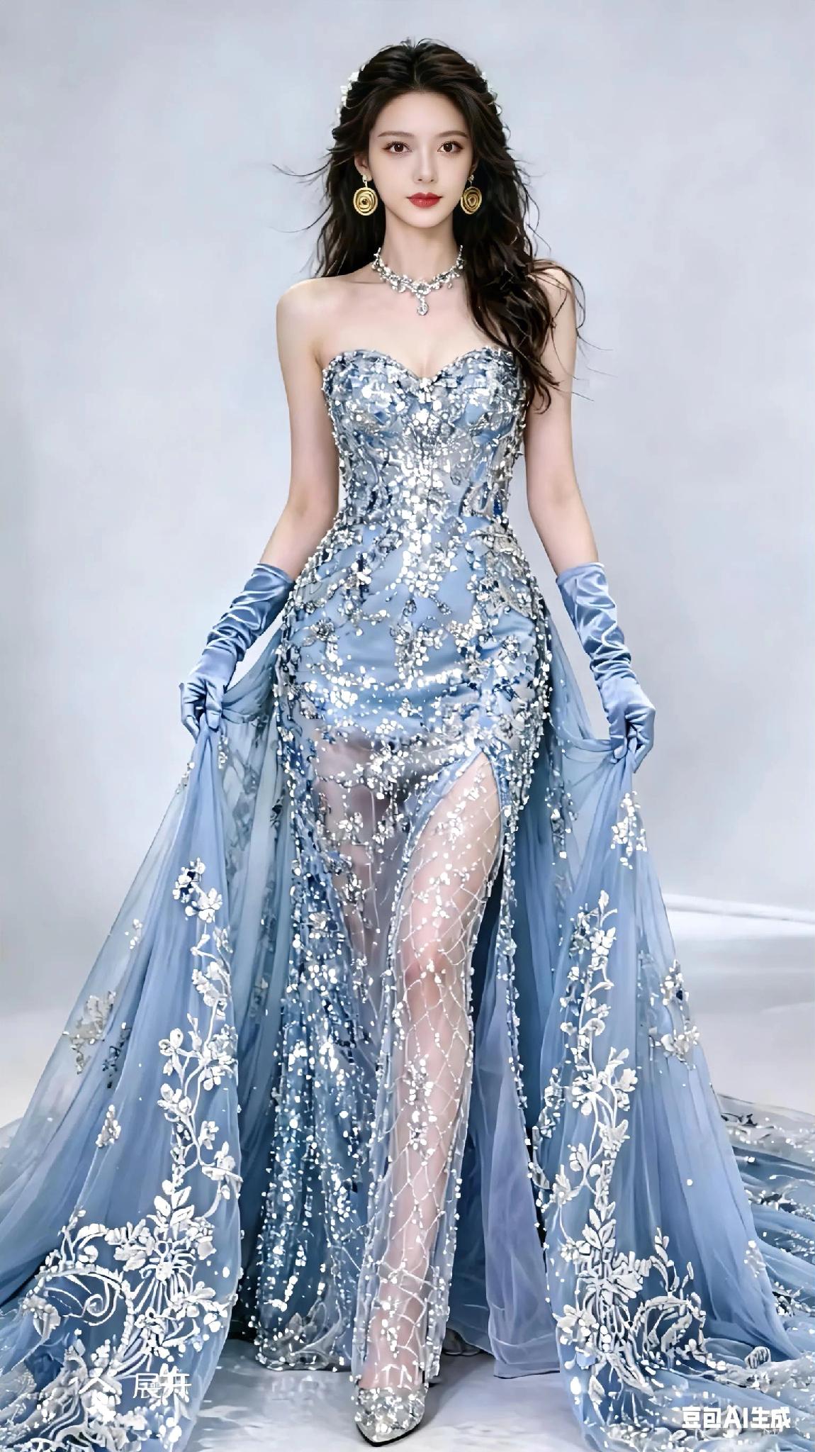 经典的剪裁赋予身体流畅的线条，创新的设计则点亮灵魂的火焰，每一件礼服都在讲述一个