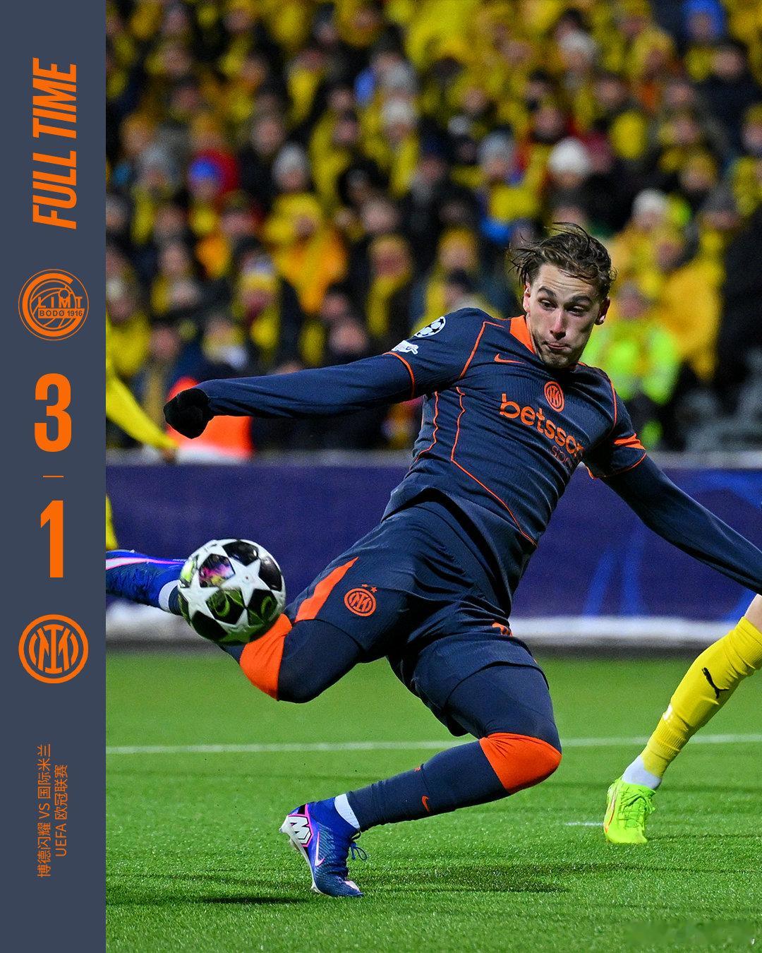 全场比赛结束，最终我们客场1比3不敌博德闪耀，一周后我们将会回到主场梅阿查来争取