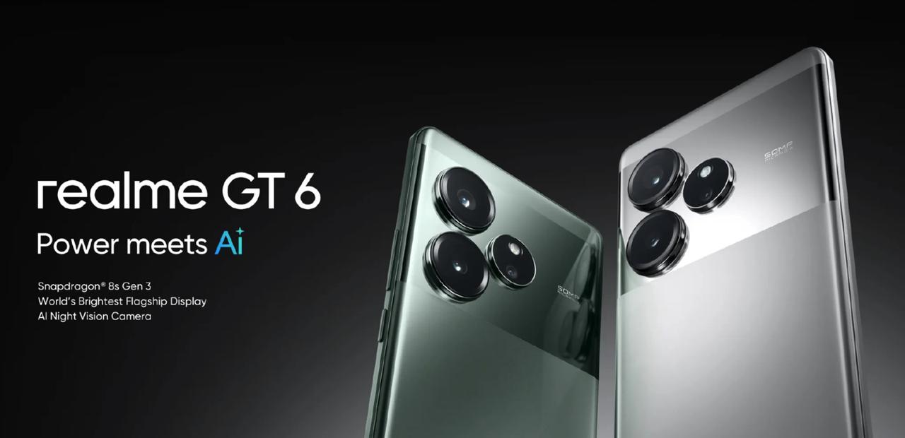 消息称 realme 真我 GT6 手机国内首发「Next AI」，下月有望发布
