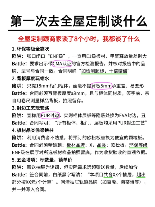 全屋定制水太深！这16条保命指南看完再签