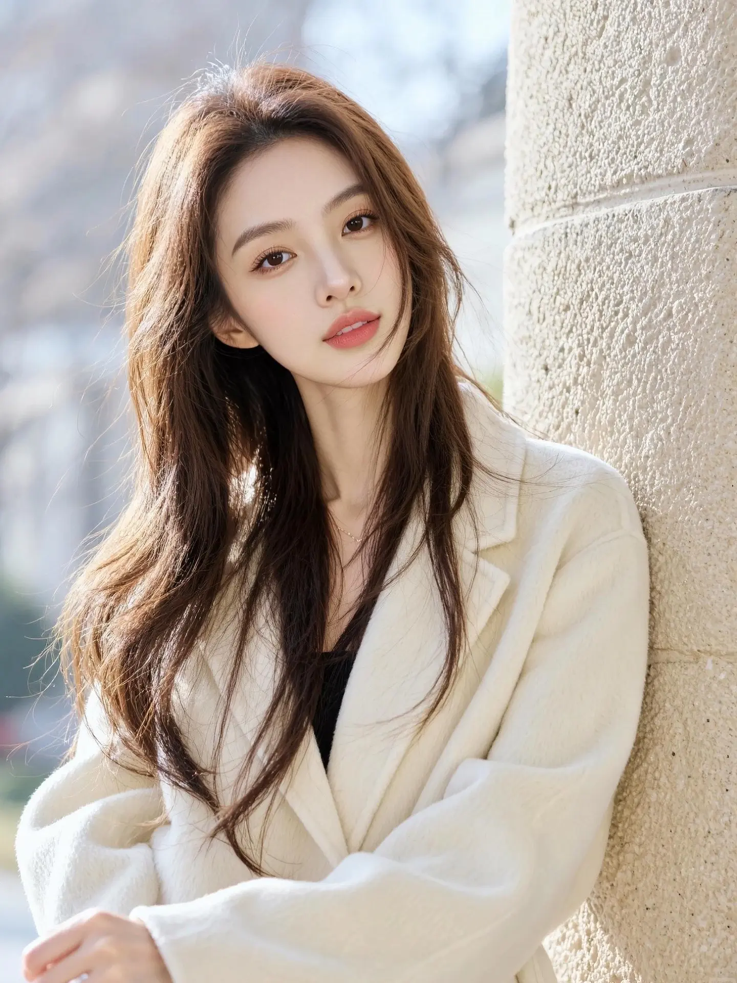 AI低饱和街拍 随变ai随便玩 玩法合伙人计划 随变一拍都很夯 温柔御姐