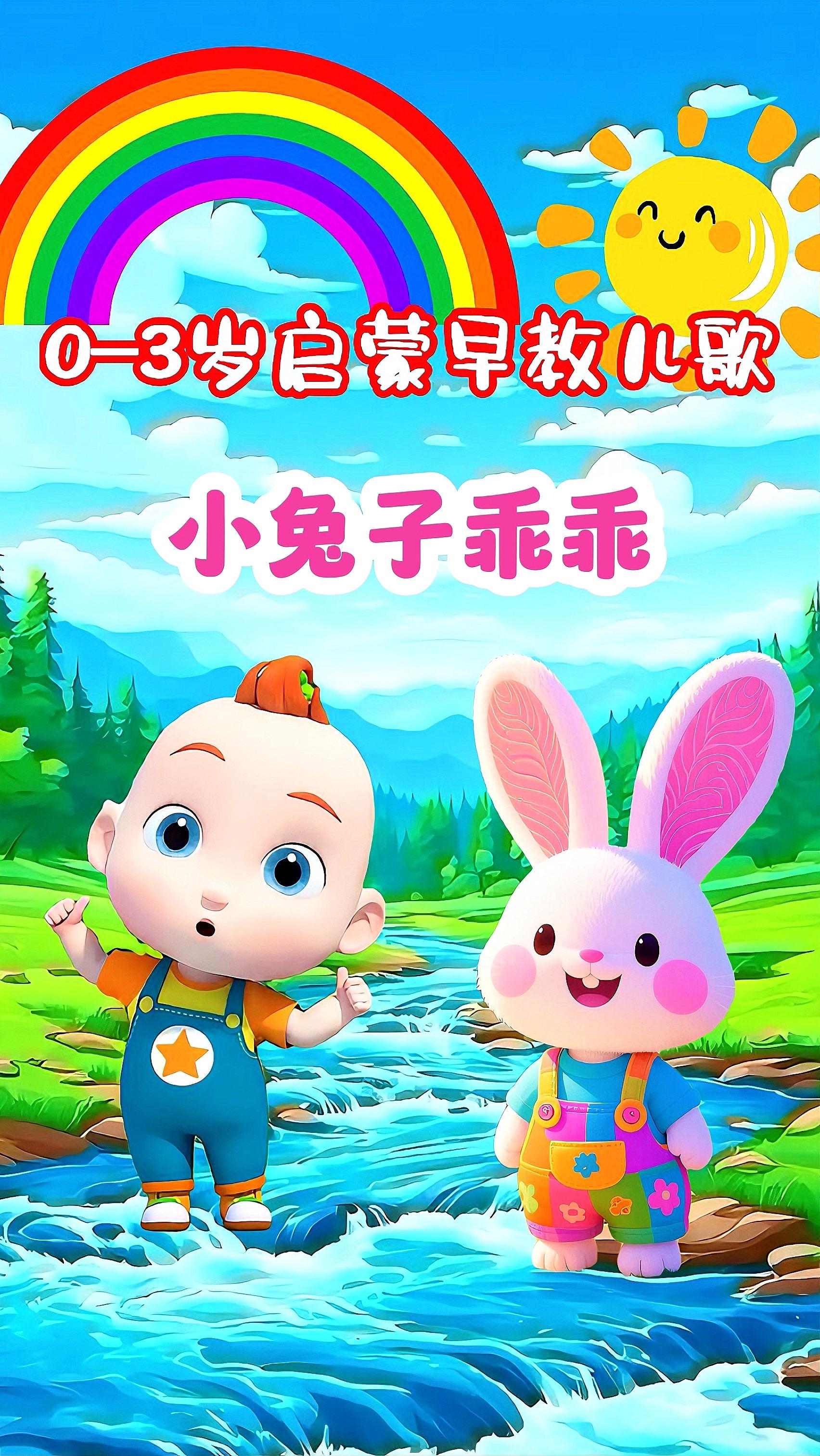 宝宝启蒙早教儿歌动画《小兔子乖乖》