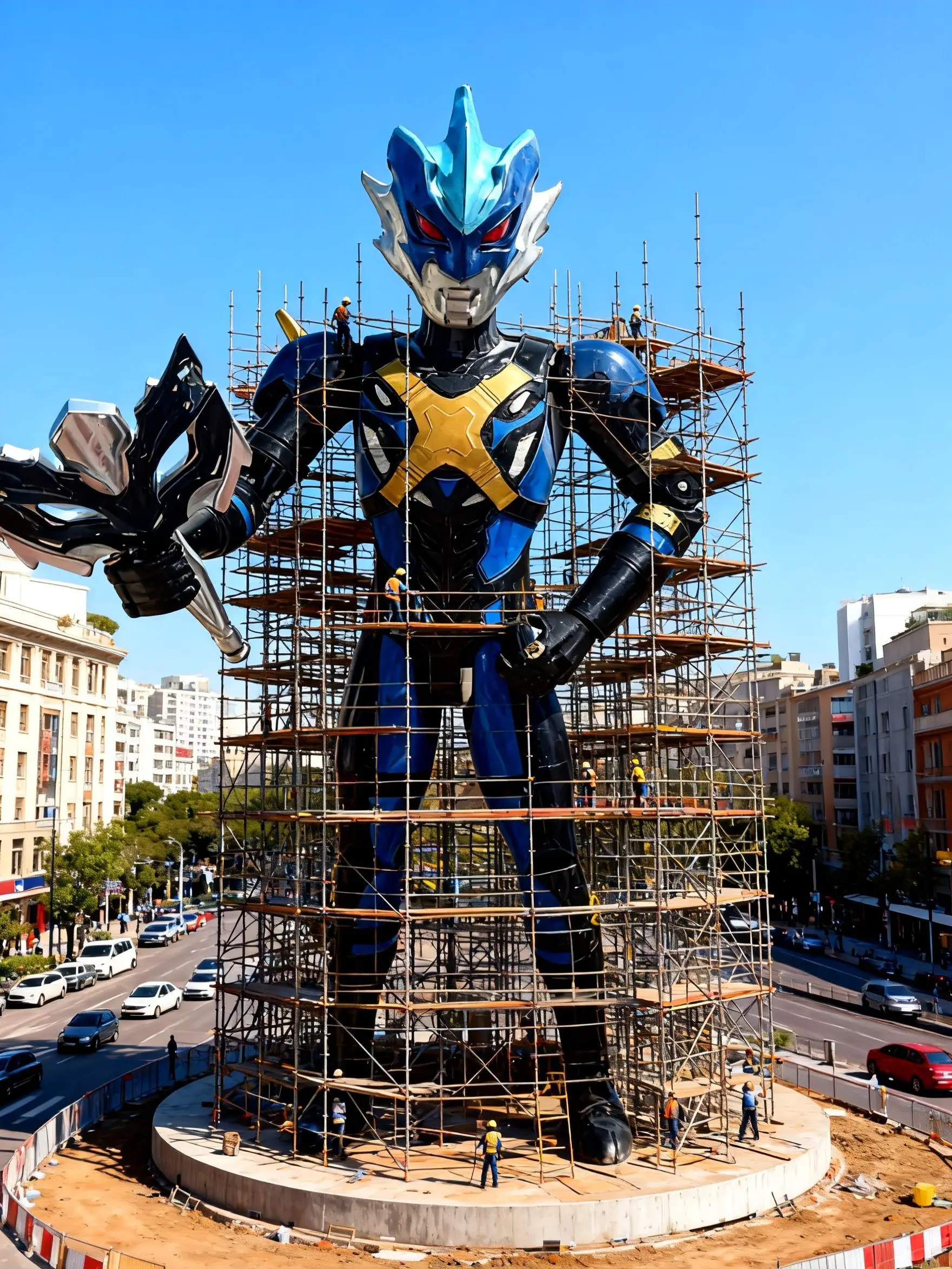 AI施工雕像 我的ai巨型雕像登场