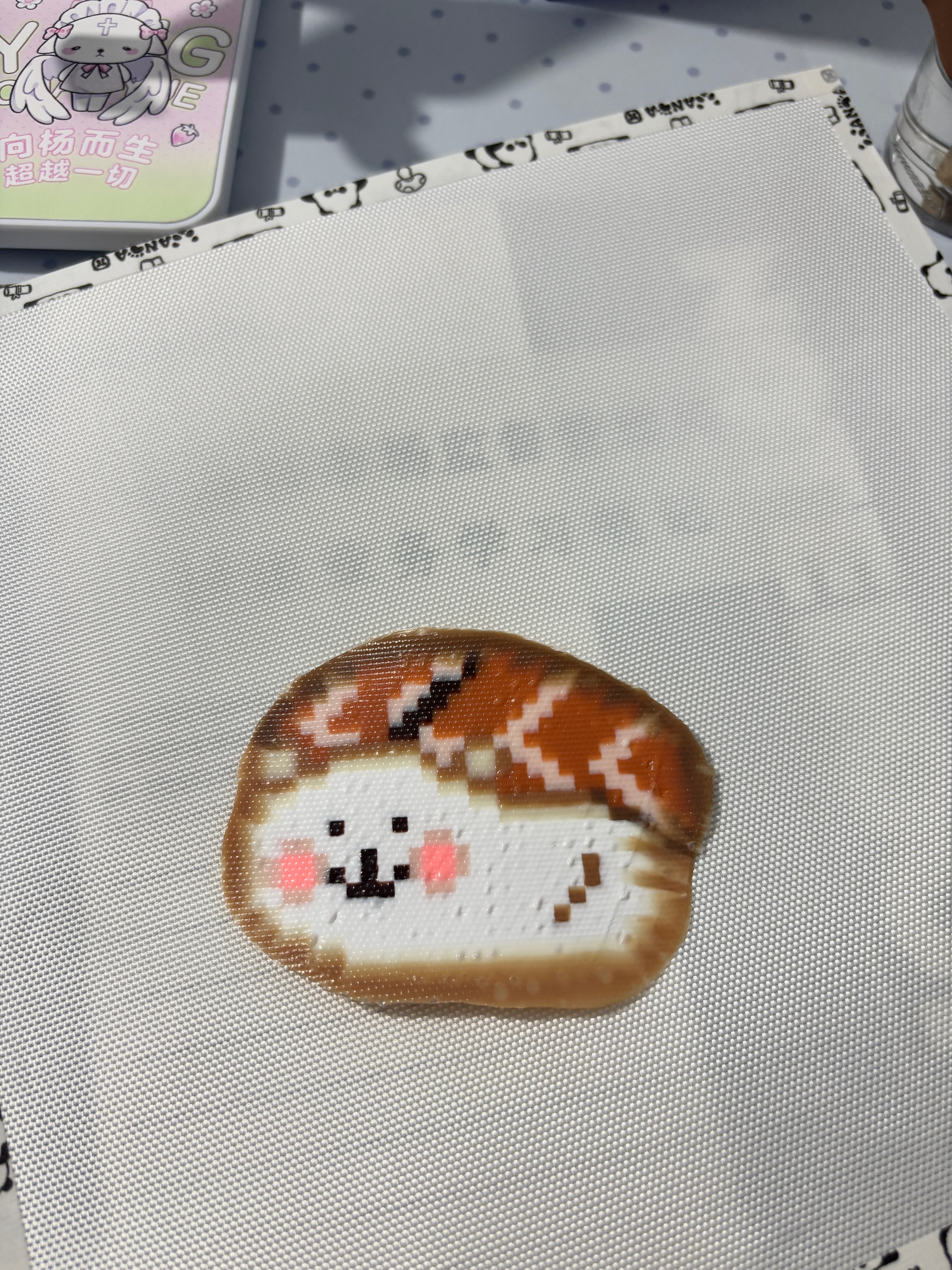 拼了40分钟，烫了20分钟就这！！！全套出拼豆套装！！