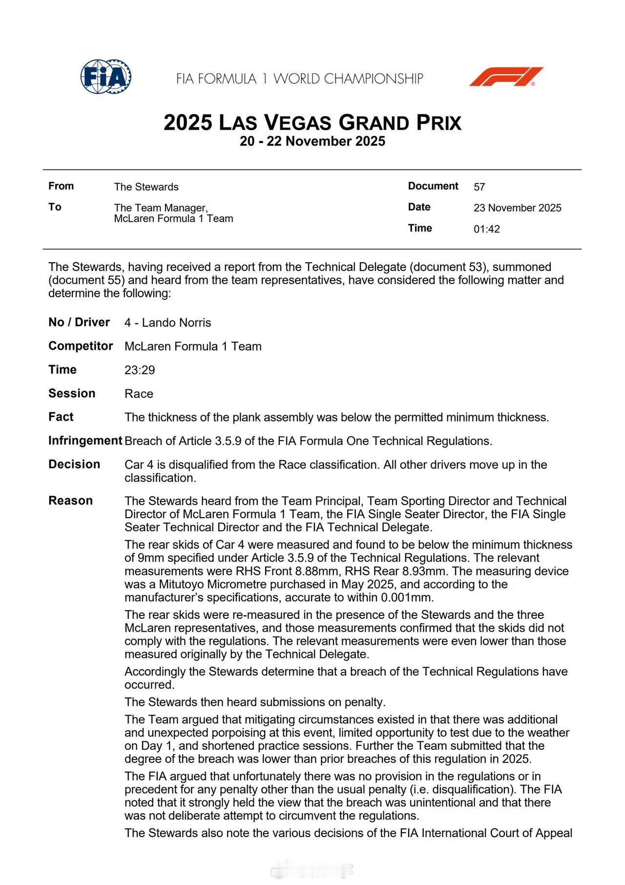 国际气联的处罚原文