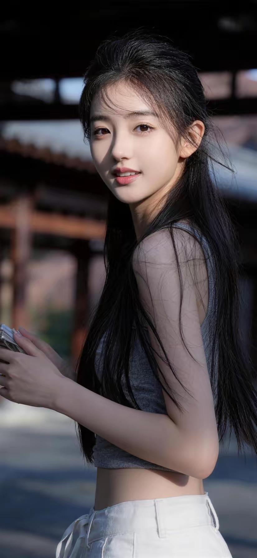 清纯唯美可爱女孩温柔治愈款美女