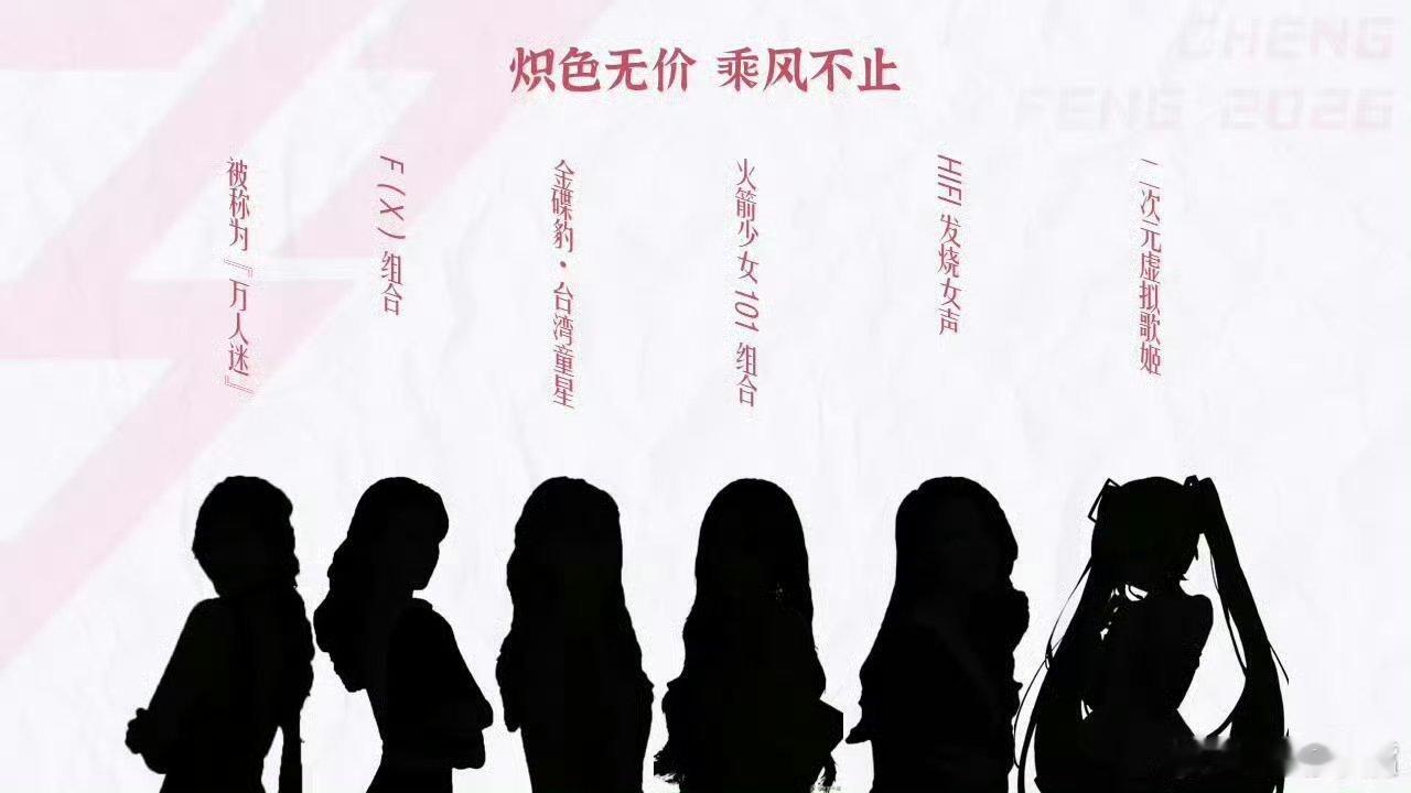 网传浪姐7的拟邀名单 吃瓜🍉《乘风2026》阵容名单！浪姐7阵容🍉！好期待啊