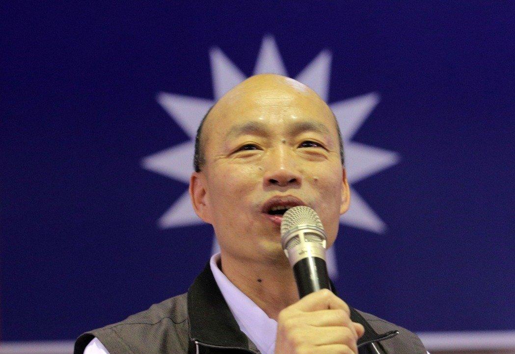 台湾传来消息，韩国瑜放话称：台湾是全球华人中唯一能够“做到百分百民主”的地区。