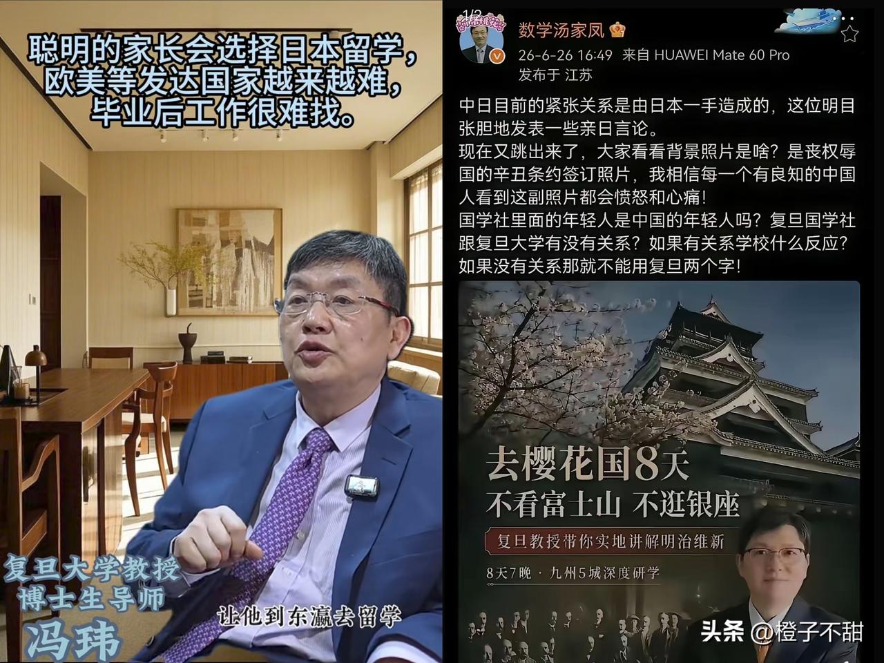 什么叫端起碗吃饭，放下碗骂娘，
看看复旦前教授冯玮就懂了。

退了休手续一办完，