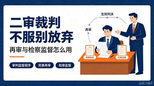 二审裁判不服别放弃：监督程序适用条件与实务操作要点
