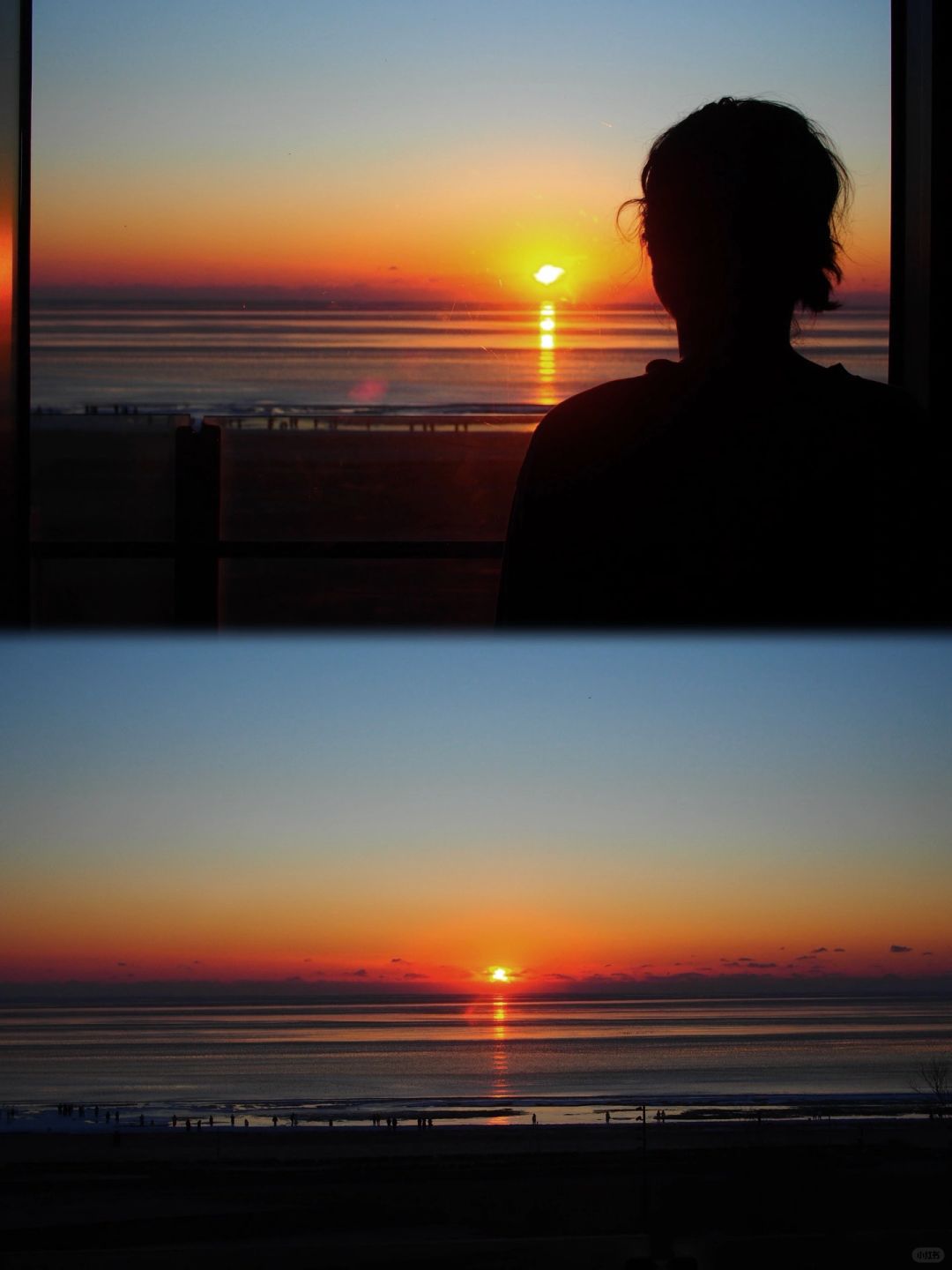 2024去看一次暖意缭绕的冻海日出🌅