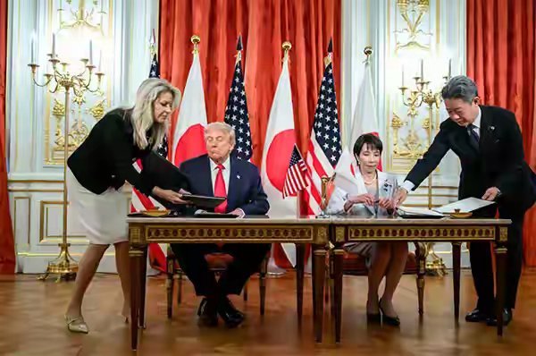 为了讨好特朗普，高市早苗打算分期交保护费了，日本承诺的5500亿美元保护费肯定无