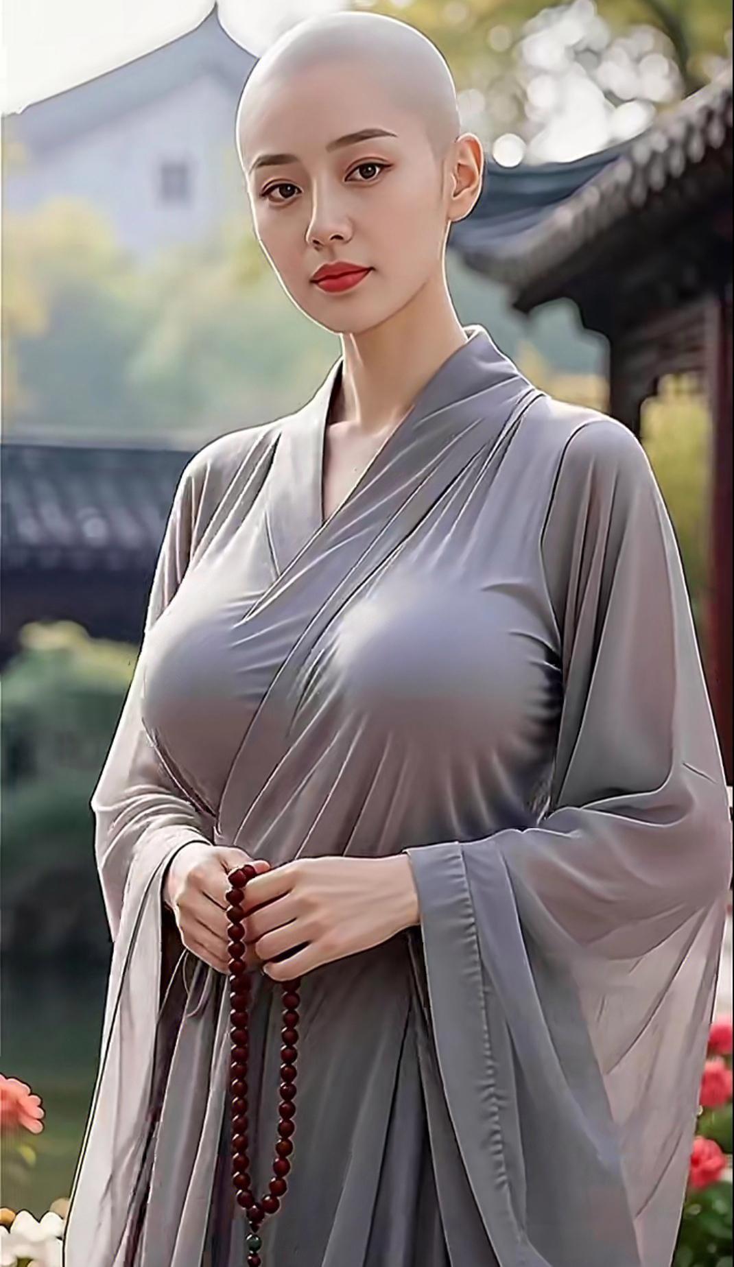 珠沉静水

她站在庭院中央，像一句忘了标点的偈语。

晨光穿过回廊的木格子，碎成