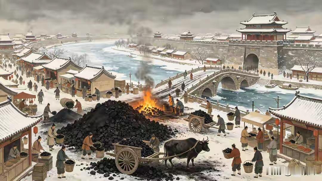 繁华北宋汴京百万人口扎堆，全靠南方漕粮续命，一遇河道淤塞就闹粮荒，偏偏冬季取暖的