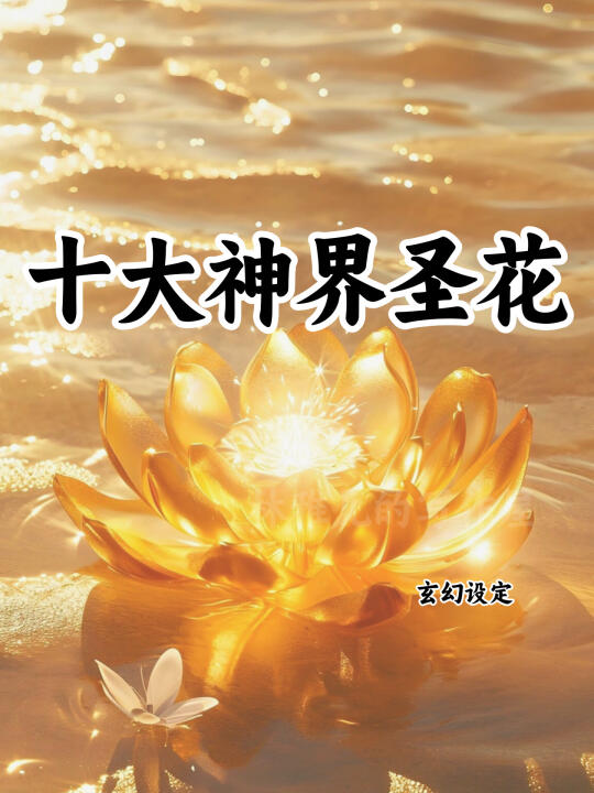 十大神界圣花🔥可以写进小说