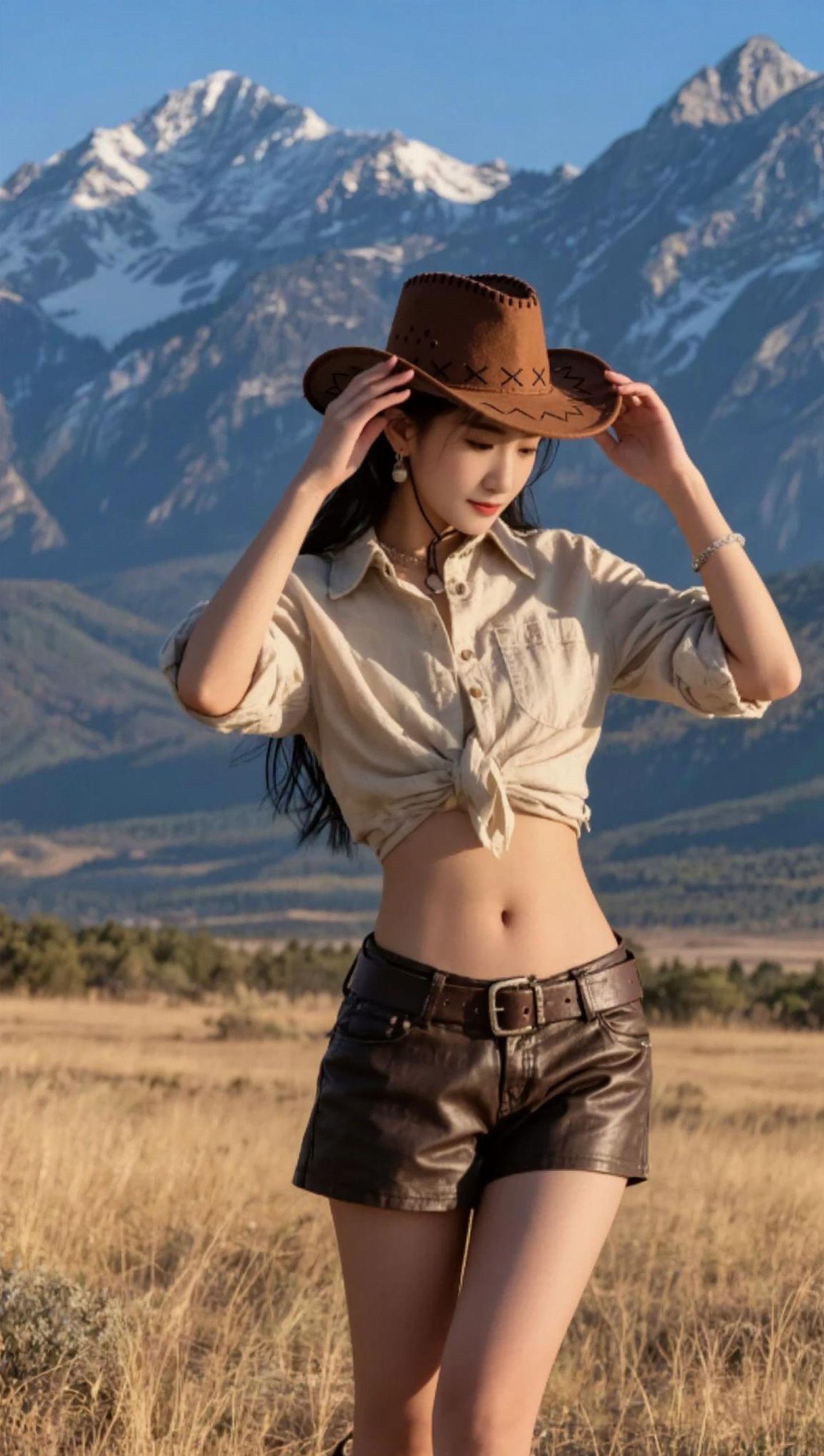 AI西部风情写真