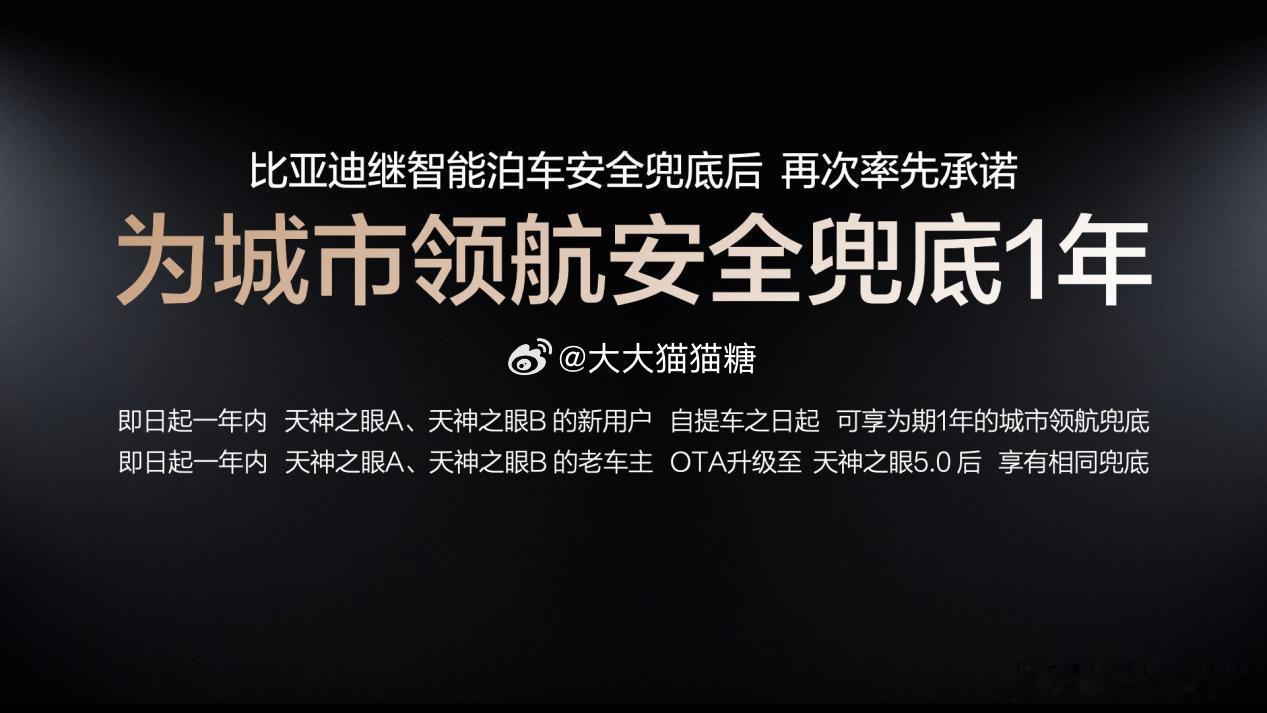 技术实力铸就底气！比亚迪推出城区领航安全兜底才3天，搭载天神之眼A、B系统的车型