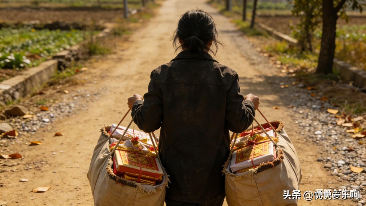 刚才下楼碰见朋友，她手里提溜着两大包的祭祀用品。她说是要回老家上坟。
 
看着她