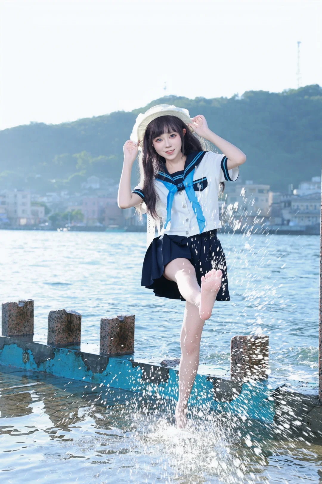 吃我一jio！