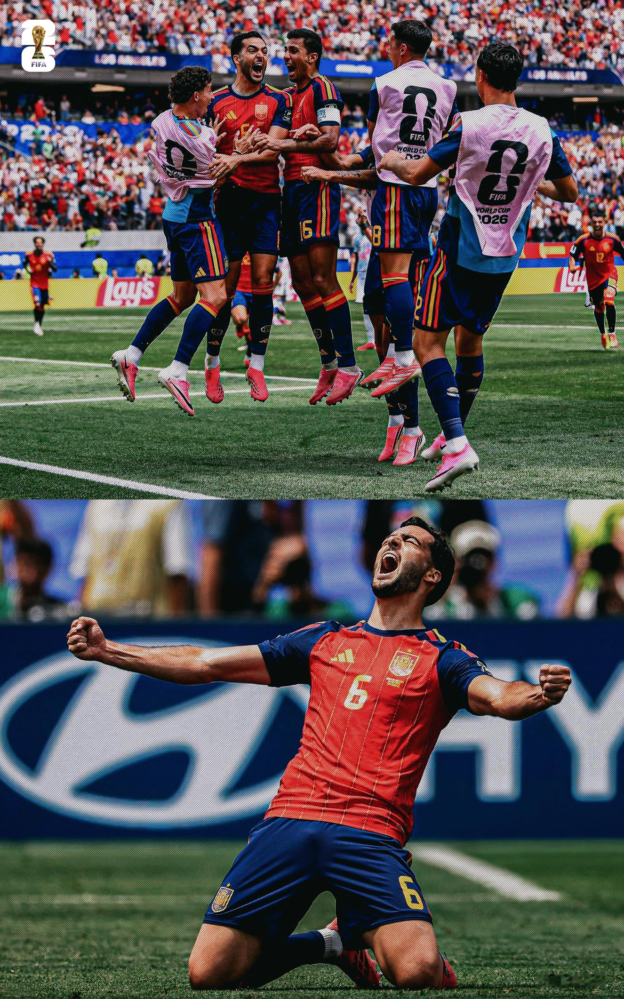 最神奇的一个。🇪🇸世界杯西班牙2比1比利时梅里诺连场绝杀