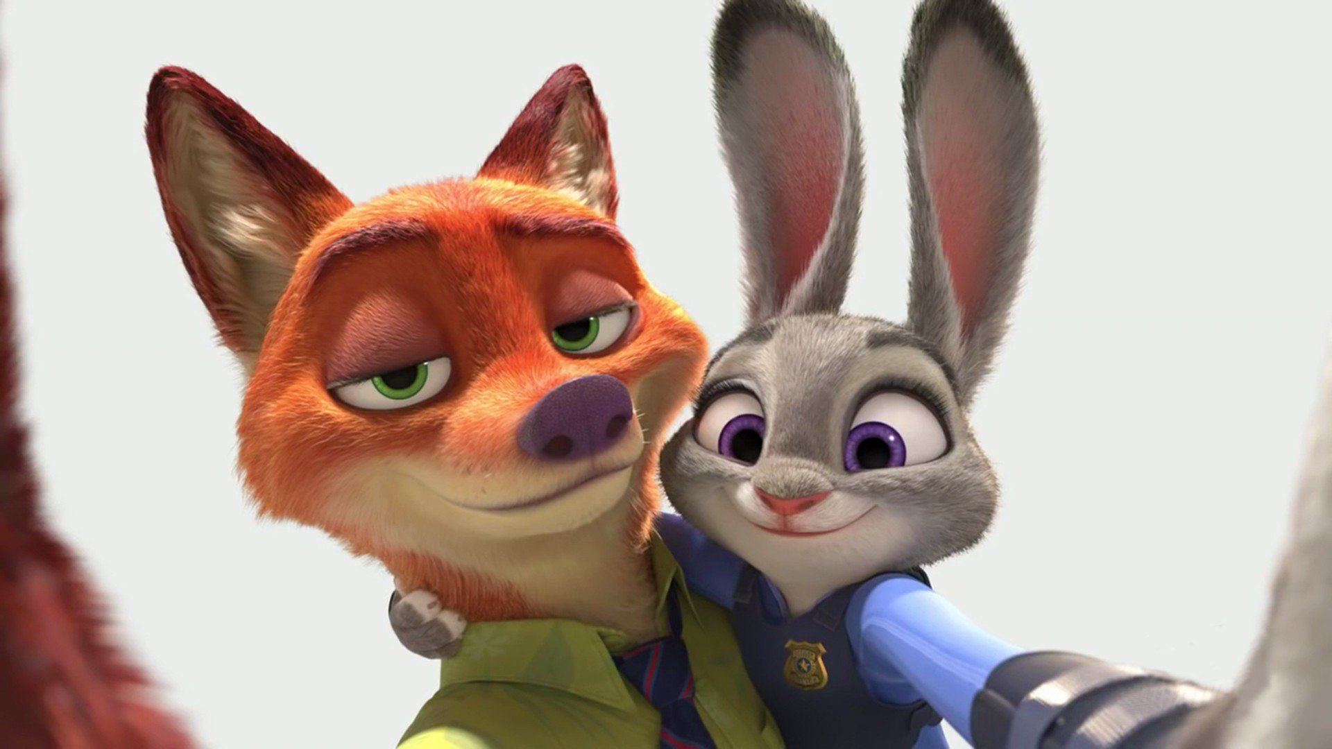 《疯狂动物城》内地重映中，嗑一口狐兔🦊🐰很多人的福瑞控启蒙cp[给你小心心]