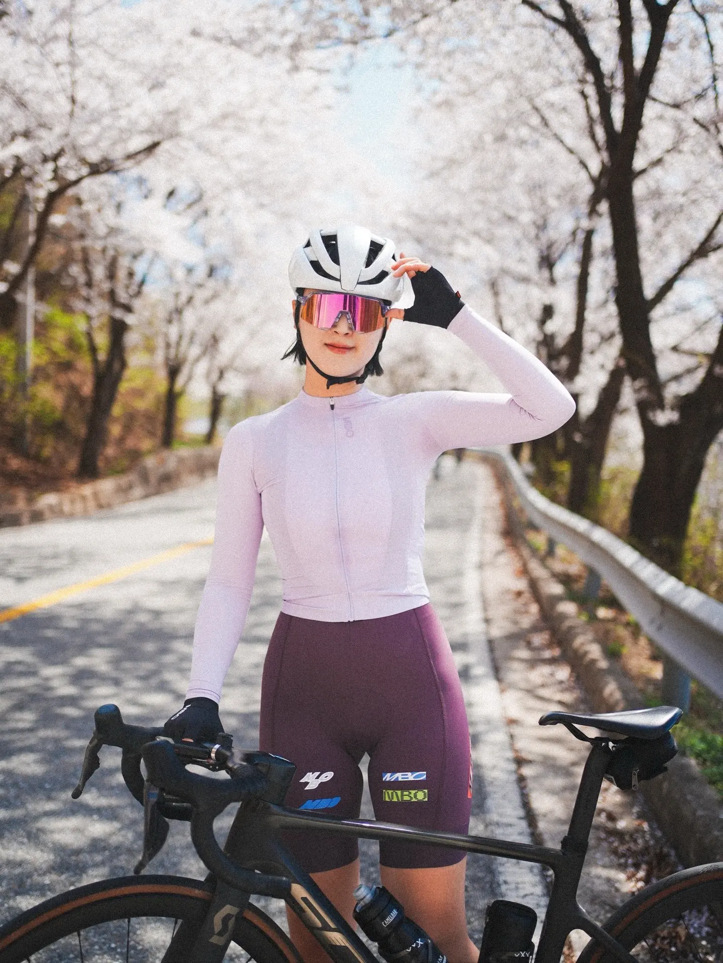 骑行服女生 骑行服穿搭 女生骑行服 女生骑行穿搭 春季骑行日记