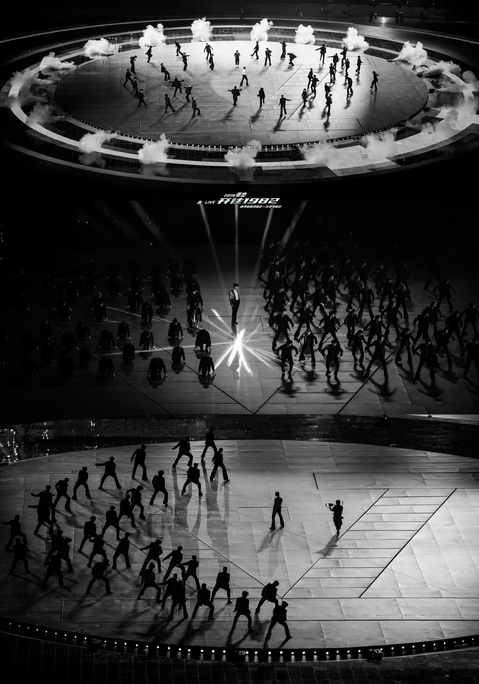 听张杰的演唱会看到七个张杰了 一张门票钱看了七个人的演出，张杰演唱会这性价比也太